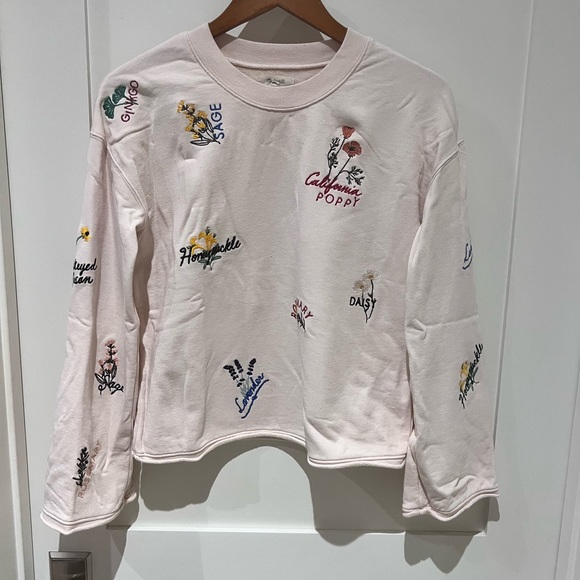 Madewell embroidered sweatshirt - Picture 1 of 3